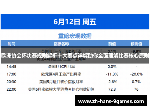 欧洲协会杯决赛规则解析十大要点详解助你全面理解比赛核心原则 欧洲协会杯决赛规则解析十大要点详解助你全面理解比赛核心原则
